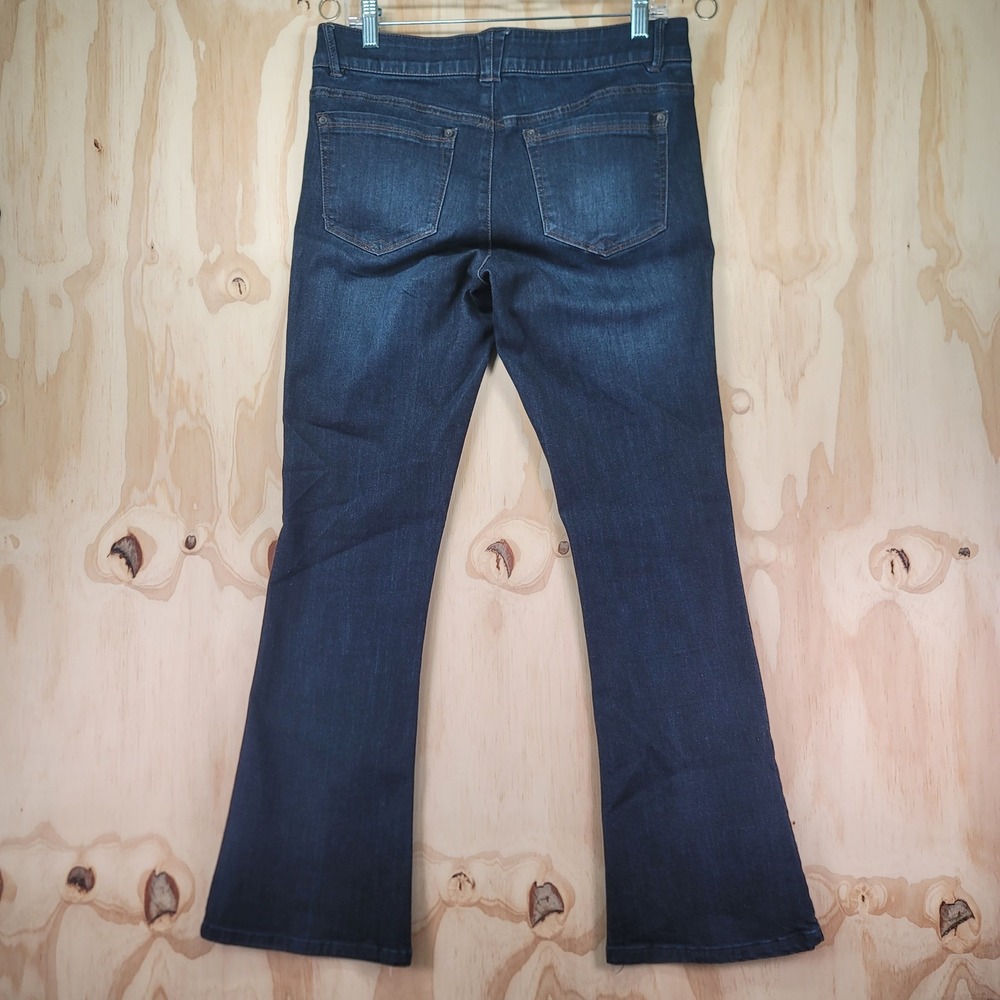 Democracy Bootcut Jeans Indigo Blue Size 10 32x31 Ab Technology Western Cowboy - Picture 2 of 10
